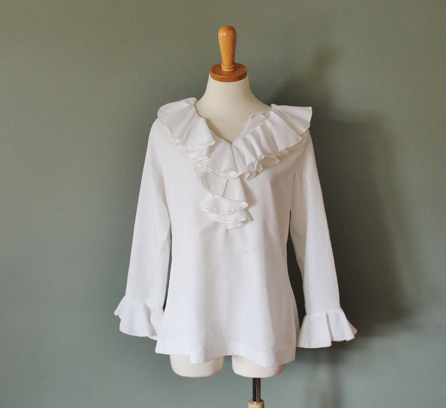 ruffle collar shirts