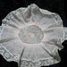 Soft Pink Smocked Pillow Flounce with hand embroidery