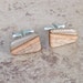 Spalted Maple Wood Wooden Cufflinks - 189