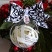 Wedding Invitation Christmas ornament, Just married, christmas, Mr and Mrs, first christmas, Christmas ornament made with your invite