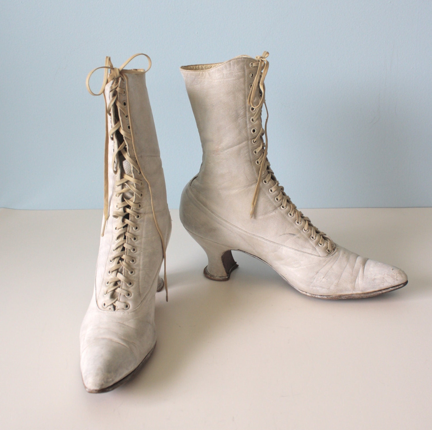 antique victorian lace up boots