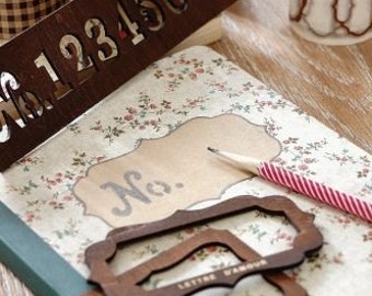 Label Template-Wooden-Antique Style -Make your own Labels-Label Maker-