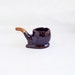 Vintage Pipe Ashtray Ceramic Brown Ash Tray Japan 1960s 60s