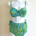 RESERVED for Brianne- LARGE 60s Bikini- Bathing Suit, Retro, 38C, D
