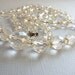 Opera Length Vintage Clear Faceted Crystal Bead Necklace