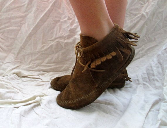 ankle length moccasins