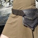 Leather Belt Bag Steampunk Hip Purse Renaissance Belt with Pockets Waist Bag in Brown-HB6B