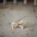 Light Yellow Fabric Bow Headband