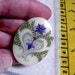 Cabochon - OOAK Vintage Danish Design Glass Cab 30x40MM
