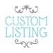 Custom Listing For L Duopona