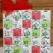 Christmas Advent Calendar PERSONALIZED Drawers Fillable Reuseable Keepsake Countdown Calendar