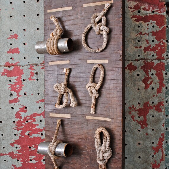 Vintage Nautical Sailing Knot Display Board
