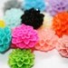 You Choose 10 15mm Chrysanthemum Cabochon Flowers 21 Colors Rings Bobby Pins Dahlia Mum