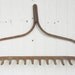 Rake Head Really Rusty Farmhouse Fresh Chic Repurposed For Display Or Tool And Jewelry Organizer
