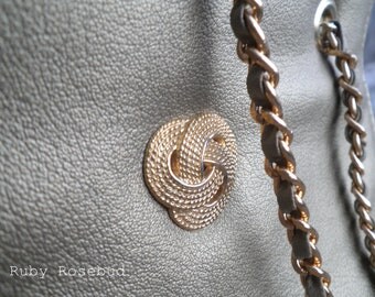 Vintage Champagne Gold Chain Handbag