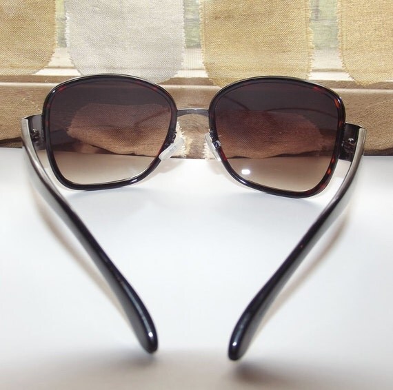 calvin klein blue tortoise shell glasses