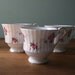 Princess House Hammersley Teacups Bone China Set of 3