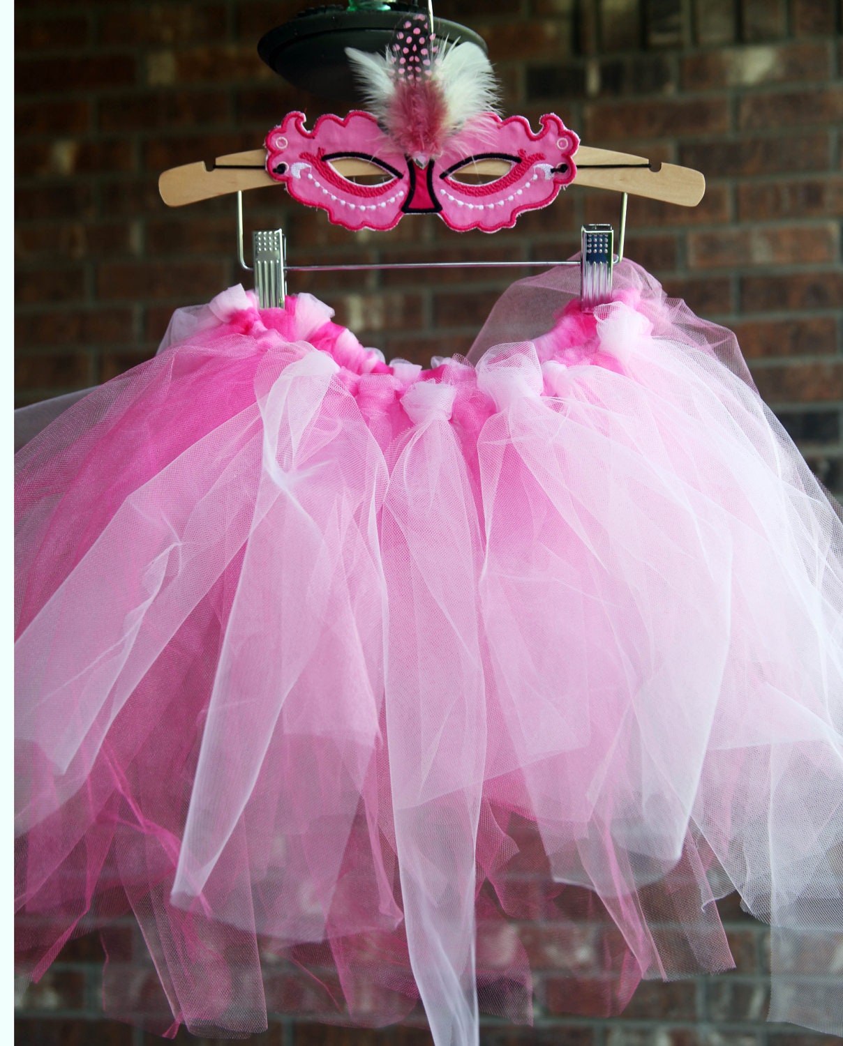 Pink Flamingo Costume with Skirt and Mask