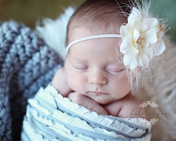 items similar to ivory flower headband baby items similar to baby headbands bird cage veil ivory items similar to ivory flower headband baby items similar to baby headbands bird cage veil ivory