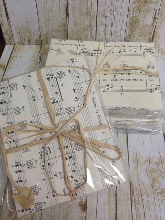Vintage Sheet Music Envelopes 20 count