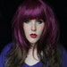 DEAR AUTUMN wig // Brown Purple Hair // Magenta Fall Warm Brunette Straight Silky