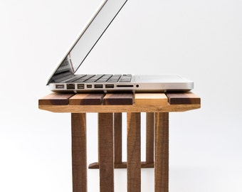 Bedside Laptop Table Wood Lap Desk Sofa Table Bed Laptop Stand End Table KOKO
