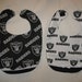 Raiders Baby Bibs for Twin Girls SPECIAL ORDER for KAREN
