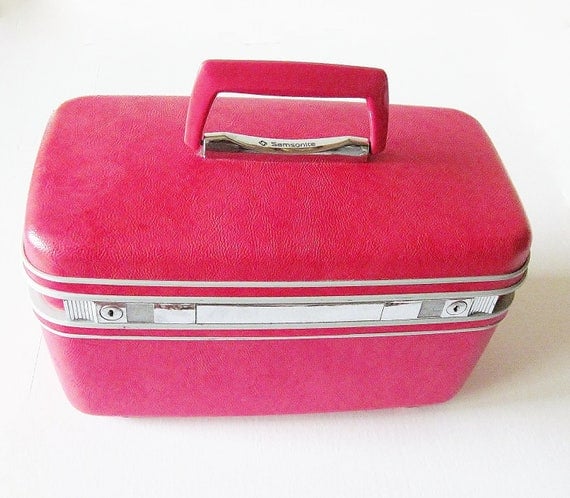 Vintage Cosmetic Travel Train Case Luggage Samsonite