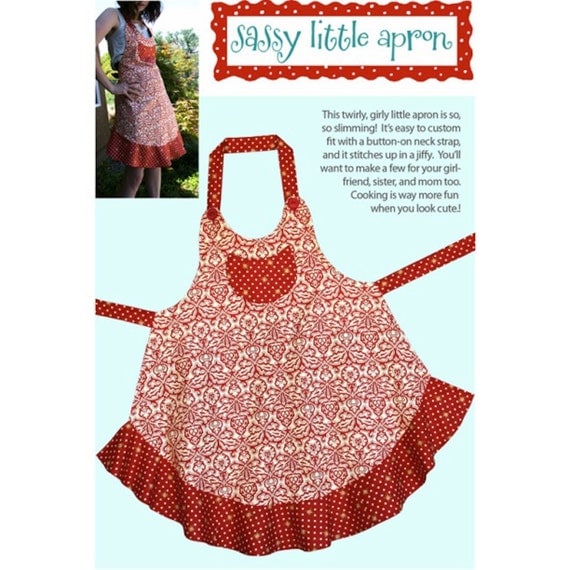 Download Sassy Little Apron Pattern Adult Size