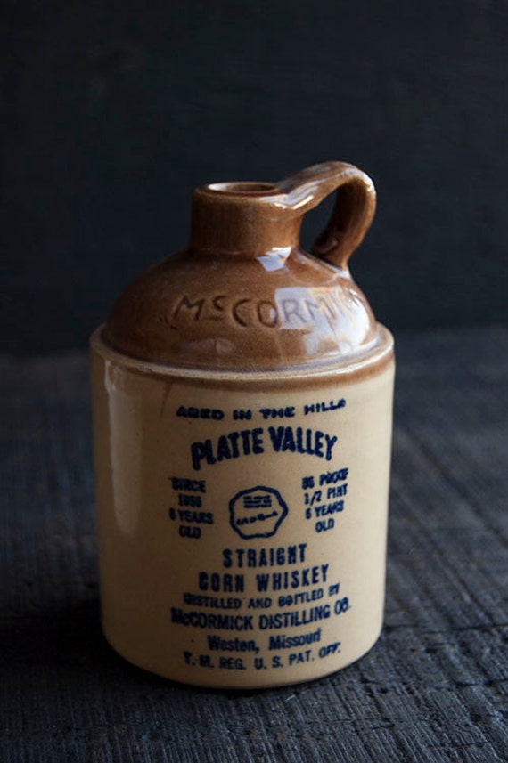 Ceramic Farmhouse Jugs Storage Bottle Vases Vintage Brown