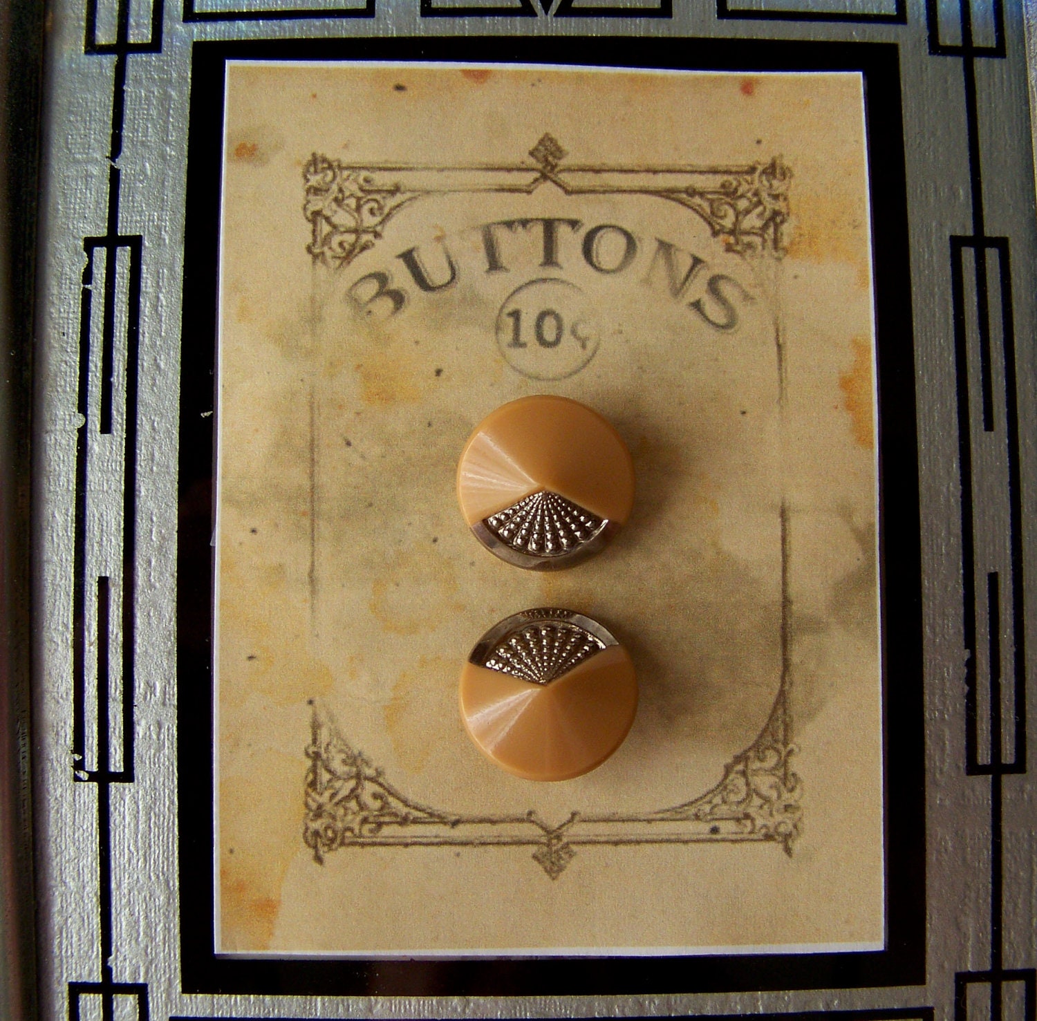 Vintage Art Deco Buttons