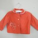 Vintage 1960s Corduroy Baby Jacket / Squirrel