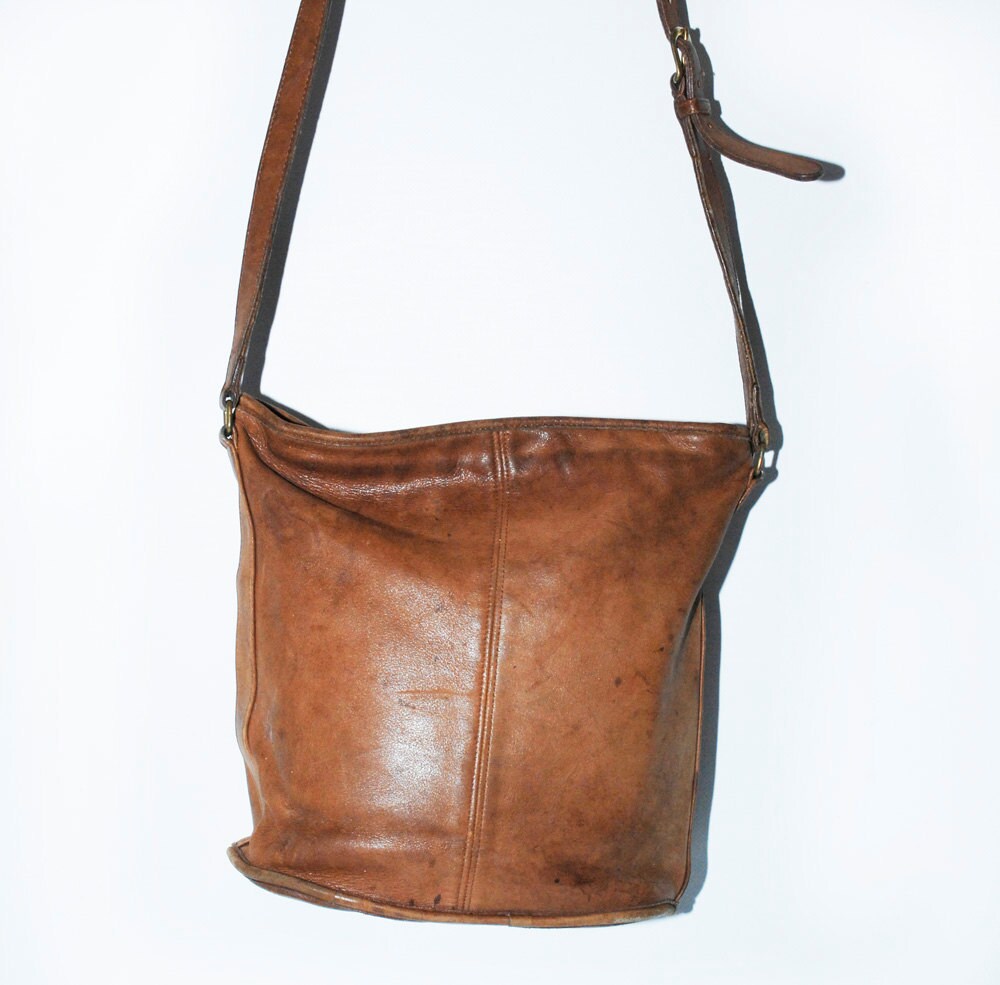 Authentic COACH Distress Leather Bag
