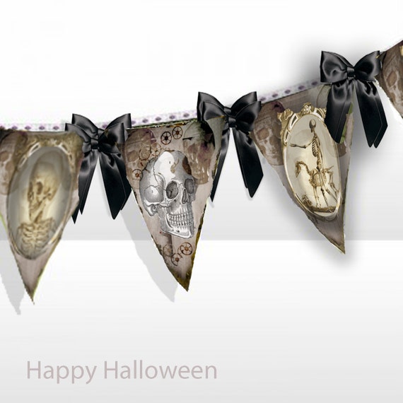 Printable Halloween Banner Flags