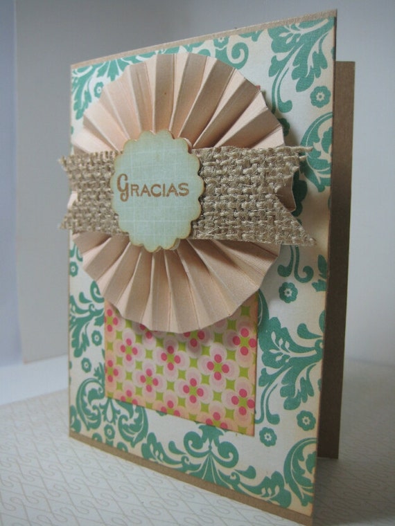 gracias card thank you card spanish thank you card spanish