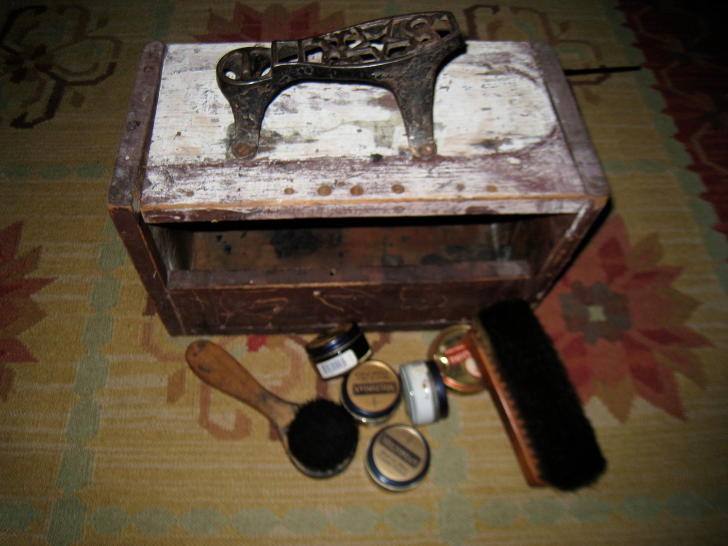 custom shoe shine box