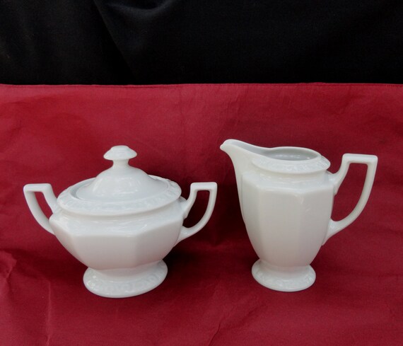 Sugar and Creamer Rosenthal Continental Set Maria White