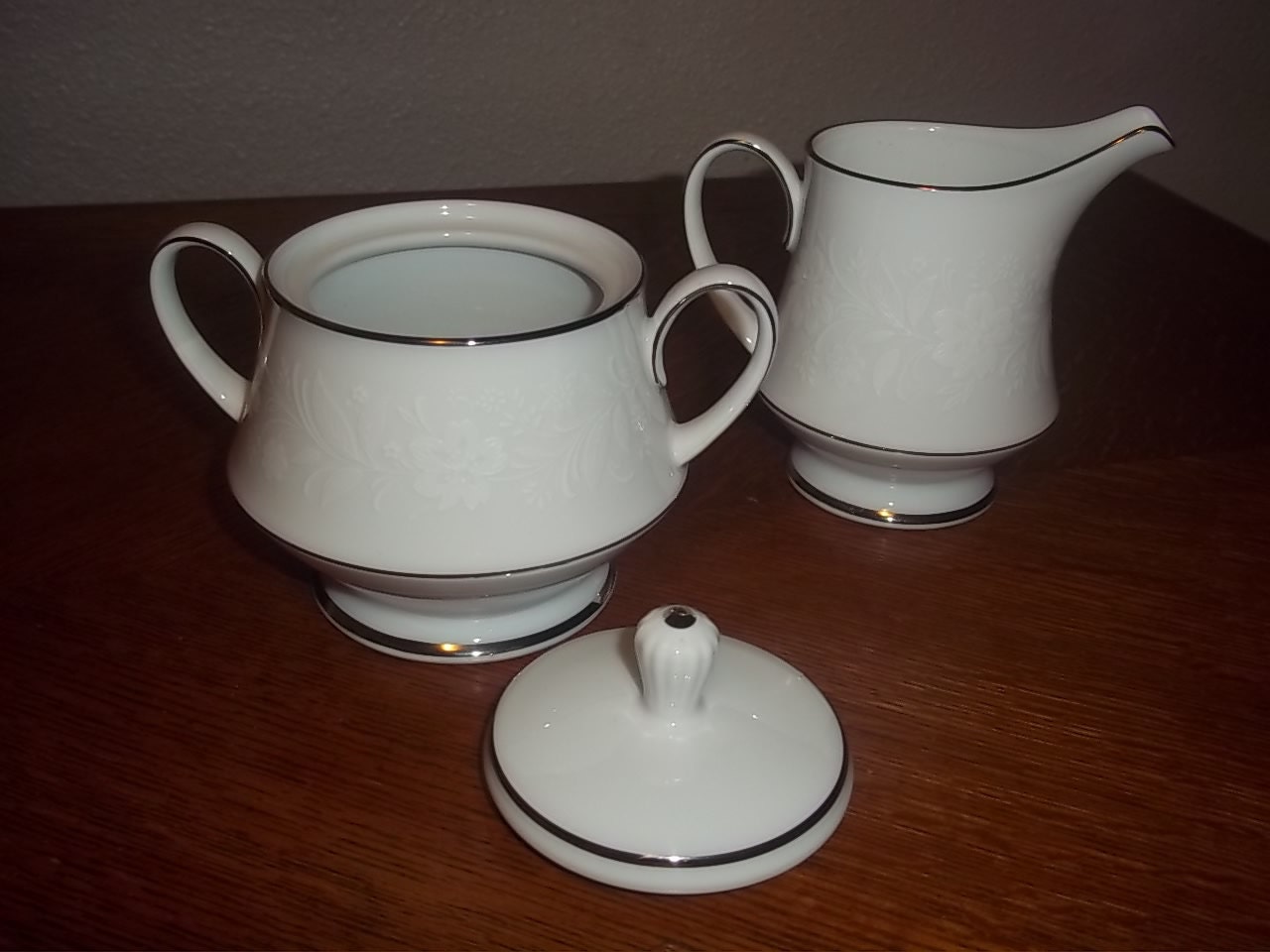 Vintage Noritake China Ranier Pattern 6909 Creamer and Sugar