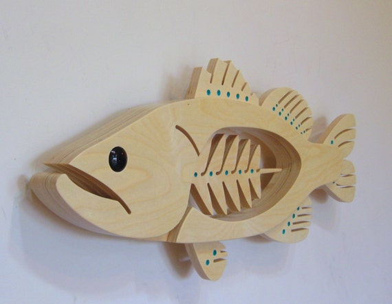 Items similar to Largemouth Bass Sculpture on Etsy