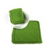 Knit Dishcloths Kiwi Apple Green Kitchen Cleaning