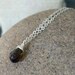 ON SALE - 50% off - Champagne quartz briolette and sterling necklace