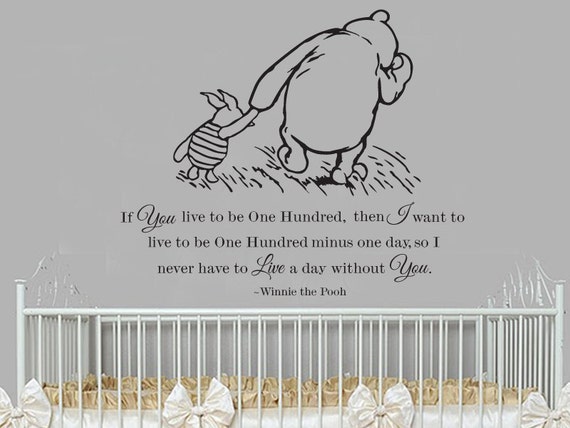 Classic Winnie the Pooh and Piglet If you live by GrabersGraphics