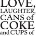 Custom listing for curtnancyThis home runs on love laughter strong coffee vinyll wall decal