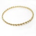 Cz Diamond Bangle Bracelet, 18k yellow Gold on Silver 925, Tennis Jewelry