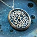 Clockwork Pendant "Mirror Mirror" Round Mechanical Watch Case Frame Metal Sculpture Industrial Steampunk Wearable Art Mechanical Mind