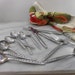 EKCO Eterna Epic Silver MOSAIC Flatware Japan 13 Pcs Gloss Black