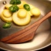 Wooden kitchen utensil, saute tool of Walnut wood
