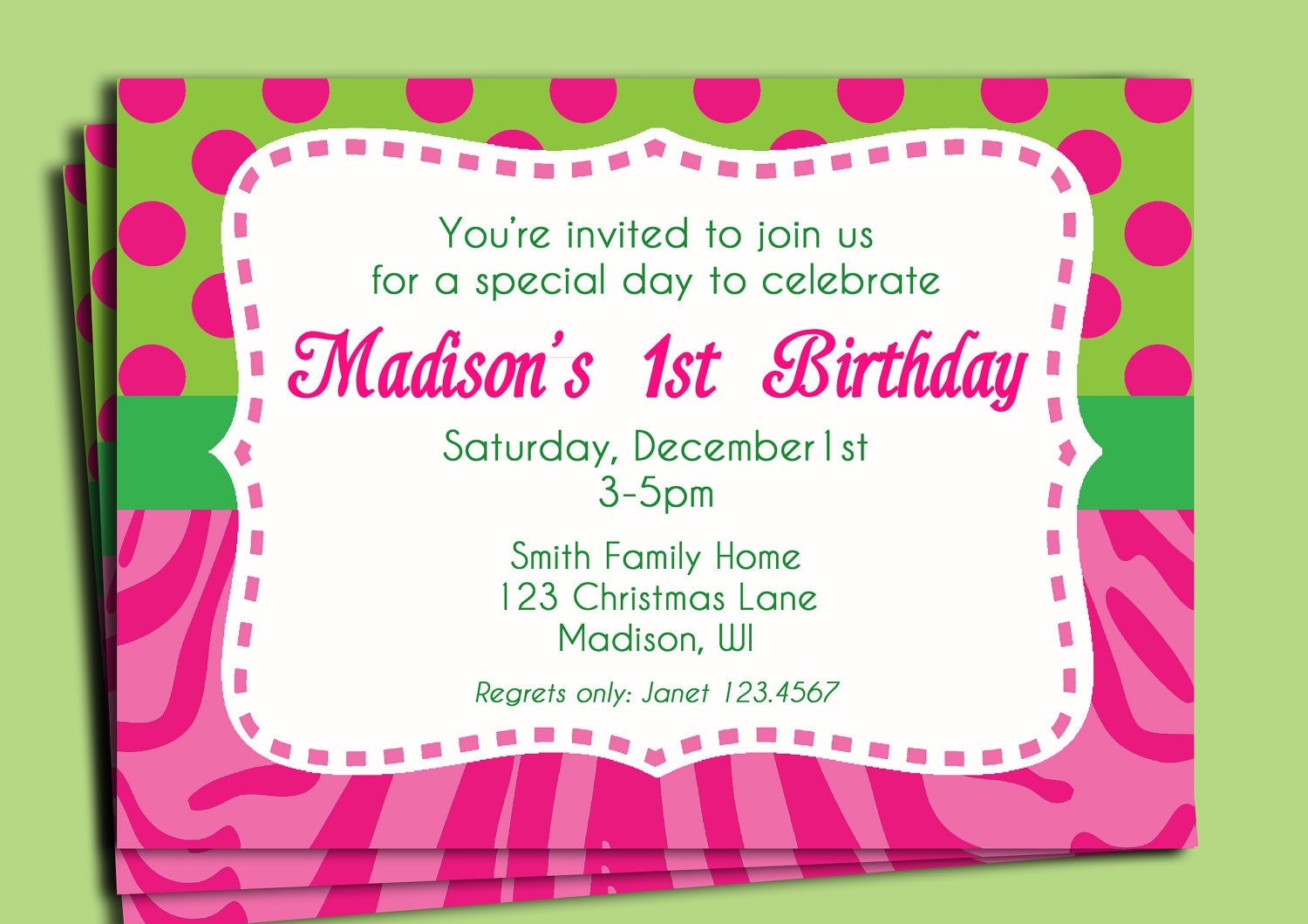 Birthday Invitation Format 7