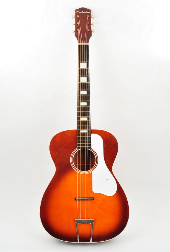 Vintage Acoustic Guitar 60's Silvertone by ArtfulMusicianPRTLND
