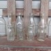 10 Vintage Shabby Chic Glass Milk Jars